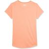 imageUnder Armour Girls Live Sportstyle Graphic ShortSleeve TShirt963 Bubble Peach   White