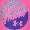 imageUnder Armour Girls Long Sleeve Shirt Crewneck Lightweight and BreathableRebel Pink Leopard
