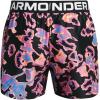 imageUnder Armour Girls Play Up Printed Shorts023 Black  Viral Blue  White