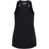 imageUnder Armour Girls Tech Big Logo Tank002 Black  Gray Mist  Rebel Pink