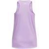 imageUnder Armour Girls Tech Big Logo Tank515 Nebula Purple  Sonar Blue  White