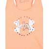 imageUnder Armour Girls Tech Big Logo Tank906 Orange Tropic  Charged Cherry  White