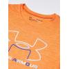 imageUnder Armour Girls Tech Big Logo Twist Short Sleeve TShirt800 Sunset Boulevard  Afterglow  White