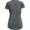 imageUnder Armour Girls Tech Big Logo Twist Short Sleeve TShirtBlack 001Cerise