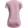 imageUnder Armour Girls Tech Big Logo Twist Short Sleeve TShirtMauve Pink 698Cerise