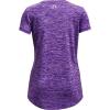 imageUnder Armour Girls Tech Big Logo Twist Short Sleeve TShirtPurple Zest 754Pacific Purple
