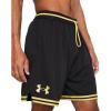 imageUnder Armour Mens 10Inch Perimeter Basketball Shorts002 Black   Metallic Gold