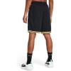 imageUnder Armour Mens 10Inch Perimeter Basketball Shorts002 Black   Metallic Gold