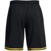 imageUnder Armour Mens 10Inch Perimeter Basketball Shorts002 Black   Metallic Gold