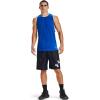 imageUnder Armour Mens 10Inch Perimeter Basketball ShortsBlack 002White