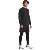 imageUnder Armour Mens ColdGear Fitted Crew Shirt Top 1366068 US Alpha Medium Regular Regular BlackWhite  002