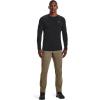 imageUnder Armour Mens ColdGear Packaged Base Crew001 Black   Pitch Gray