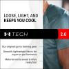 imageUnder Armour Mens Tech 20 ShortSleeve TShirtCarbon Heather 090Black
