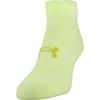 imageUnder Armour Womens Essential Lightweight Low Cut Socks 6PairsLime FizzHalo Gray