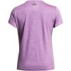 imageUnder Armour Womens Flower Tech Twist Short Sleeve T Shirt560 Provence Purple   Black