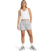imageUnder Armour Womens Rival Fleece Shorts011 Mod Gray Light Heather   White