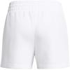 imageUnder Armour Womens Rival Fleece Shorts100 White   Black