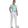 imageUnder Armour Womens Zinger Short Sleeve Polo361 Neo Turquoise  Midnight Navy  Metallic Silver