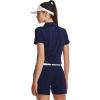 imageUnder Armour Womens Zinger Short Sleeve Polo410 Midnight Navy  Jet Gray  Metallic Silver