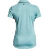 imageUnder Armour Womens Zinger Short Sleeve Polo421 Blue Foam  White  Metallic Silver