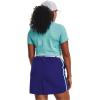 imageUnder Armour Womens Zinger Short Sleeve Polo421 Blue Foam  White  Metallic Silver