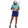 imageUnder Armour Womens Zinger Short Sleeve Polo421 Blue Foam  White  Metallic Silver