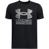 imageUnder Armour Boys Tech Hybrid Print Short Sleeve T Shirt003 Black   Castlerock