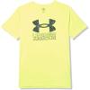 imageUnder Armour Boys Tech Hybrid Print Short Sleeve T Shirt731 High Vis Yellow   Black