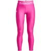 imageUnder Armour Girls HeatGear Full Length Legging652 Rebel Pink   White