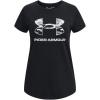 imageUnder Armour Girls Live Sportstyle Graphic ShortSleeve TShirt005 Black   White
