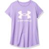 imageUnder Armour Girls Live Sportstyle Graphic ShortSleeve TShirtPlanet Purple 576Beta Tint