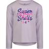 imageUnder Armour Girls Long Sleeve Shirt Crewneck Lightweight and BreathableViolet Void Ombre