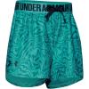 imageUnder Armour Girls Play Up Printed ShortsBreathtaking Blue 401Tandem Teal