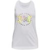 imageUnder Armour Girls Tech Big Logo Tank100 White  Rebel Pink  Black