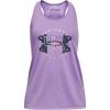 imageUnder Armour Girls Tech Big Logo TankVivid Lilac 560Electro Pink