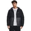 imageUnder Armour Mens Storm Insulated Hooded Jacket001 Black  Pitch Gray  Pitch Gray