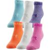 imageUnder Armour Womens Essential Lightweight Low Cut Socks 6PairsRebel Pink Assorted