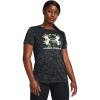 imageUnder Armour Womens Flower Tech Twist Short Sleeve T Shirt001 Black   White