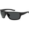 imageUnder Armour mens Ua Battle Sunglasses Matte BlackGray 65mm 16mm US