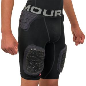 imageUNDER ARMOUR Gameday Pro 5Pad Football Girdle Pant Comfortable Compression ampamp Protection for Practice ampamp Game Day Youth BoysBlack