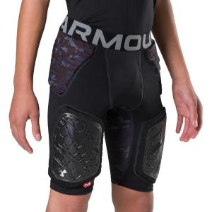 imageUNDER ARMOUR Gameday Pro 5Pad Football Girdle Pant Comfortable Compression ampamp Protection for Practice ampamp Game Day Youth BoysBlack Camo