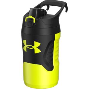 imageUnder Armour 32 oz Insulated Water Bottles  Sports Water Jug with Handle Fence Hook Leak Resistant for Baseball Football ampamp More 32 oz Water Bottles Sports Water Bottle InsulatedHi Vis YellowBlack