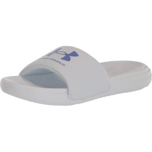 imageUnder Armour Girls Ansa Fix Slide103 Gray MistGray MistBaja Blue