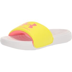imageUnder Armour Girls Ansa Fix Slide300 Yellow RayWhiteBlitz Red