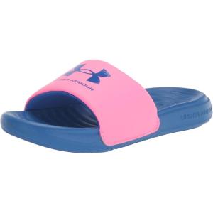 imageUnder Armour Girls Ansa Fix Slide601 Pink PunkVersa BlueVersa Blue