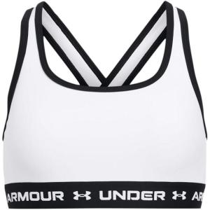 imageUnder Armour Girls Crossback Mid Sports Bra102 White   White