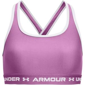 imageUnder Armour Girls Crossback Mid Sports Bra537 Jellyfish   White
