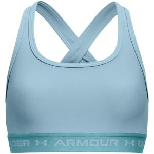 imageUnder Armour Girls Crossback Mid Sports BraOpal Blue 293Opal Blue