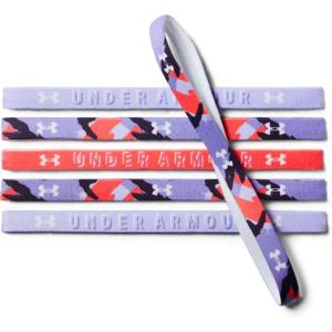 imageUnder Armour Girls Graphic Headbands 6PackPurple Crest 536Onyx White