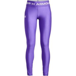 imageUnder Armour Girls HeatGear Full Length Legging184 Brilliant Violet   White